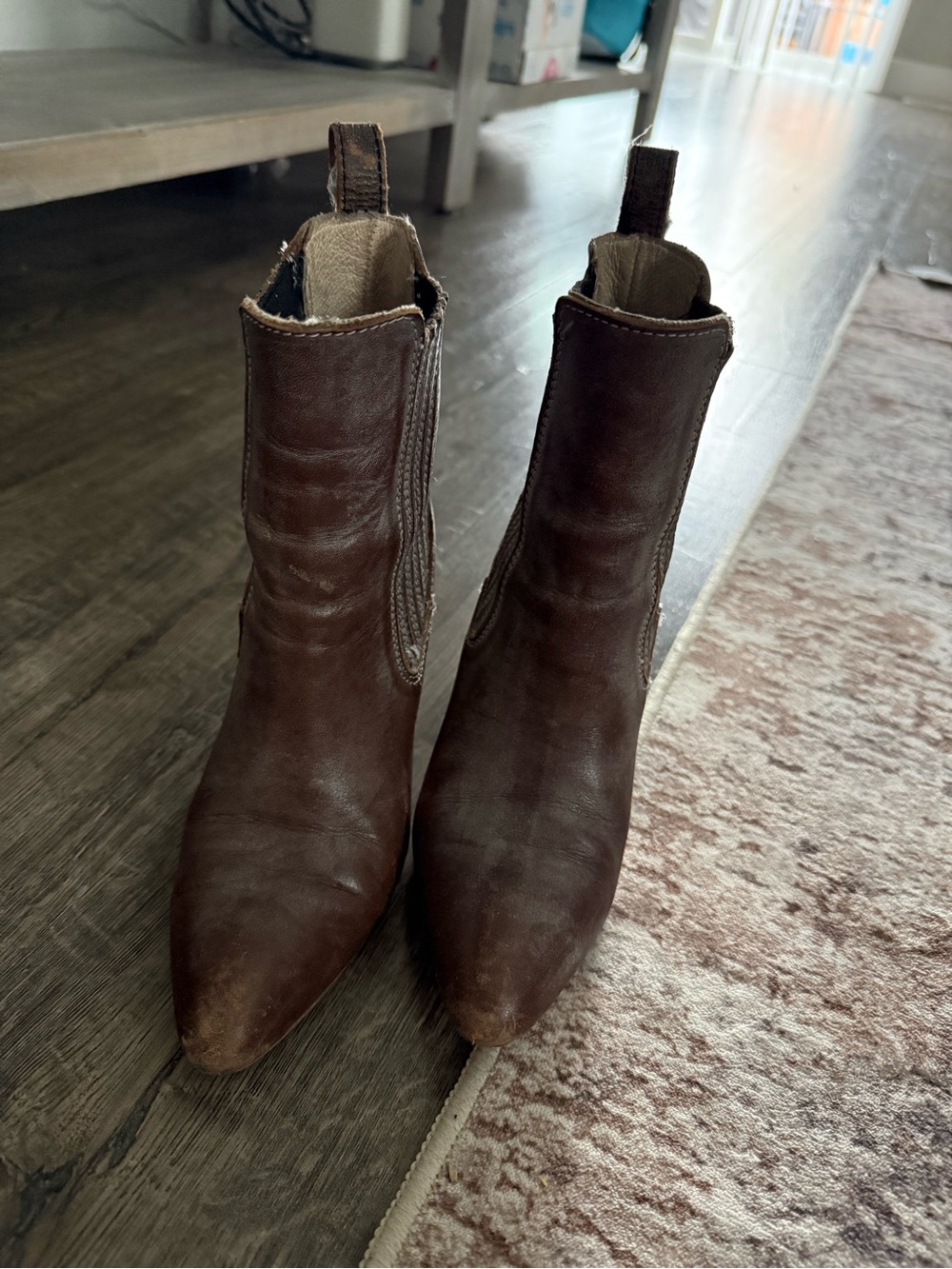 FREEBIRD JANELLE SIZE 6- Brown Women's Leather Ankle Boots